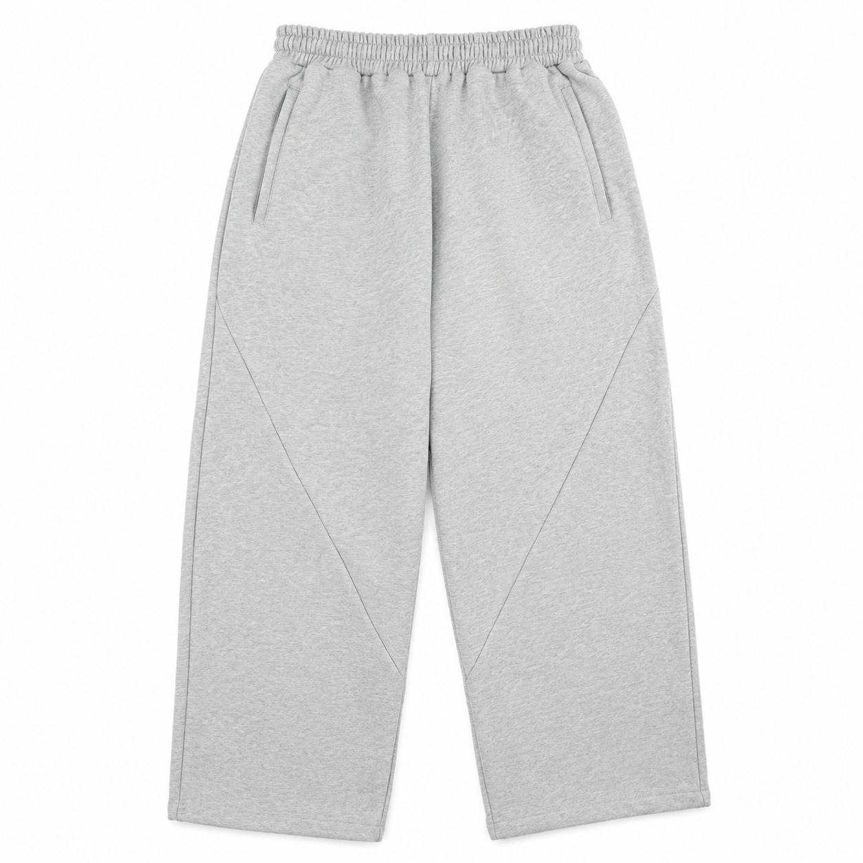 GREY OPEN LEG JOGGER